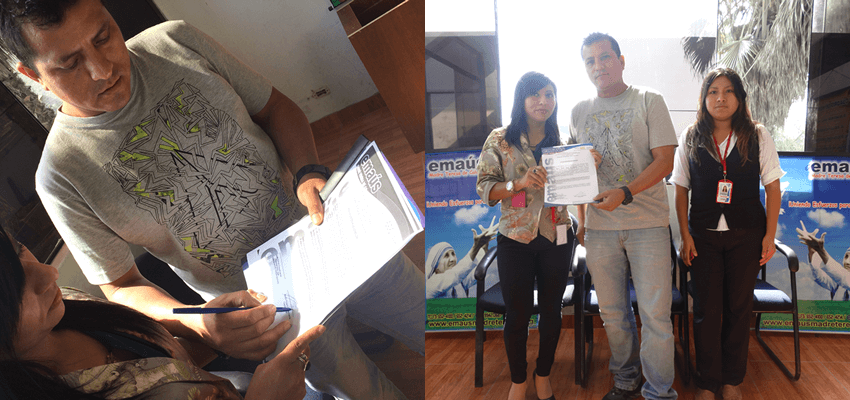Donacion de muebles para Dirincri
