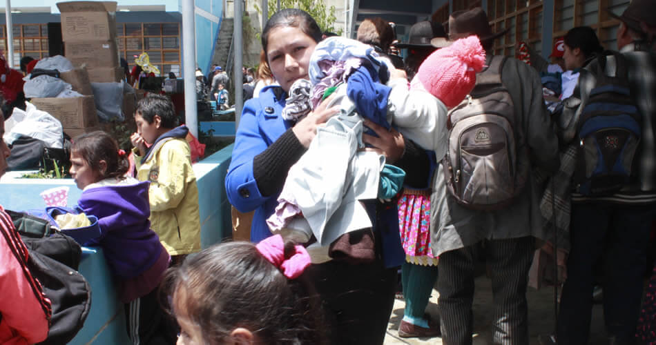 Donación de Ropa para Ancash