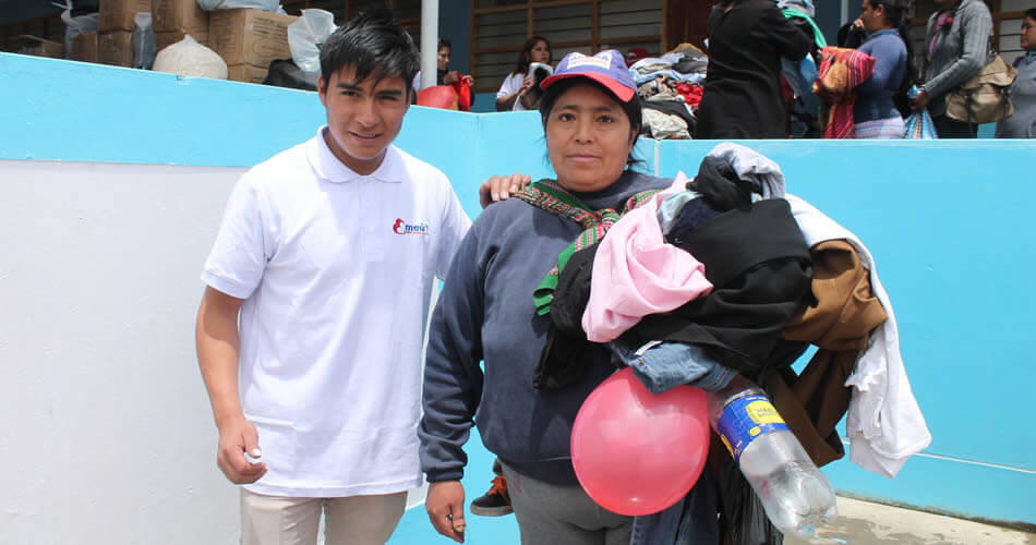 Donación de Ropa para Ancash