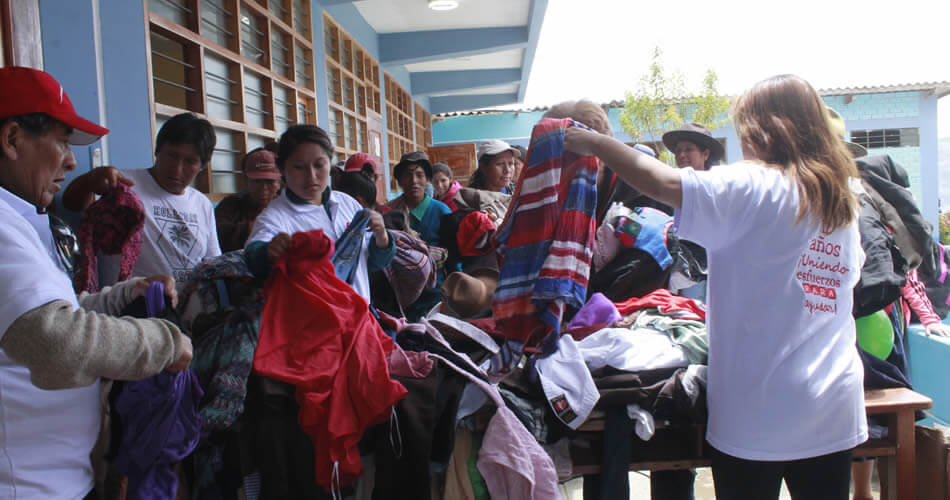 Donación de Ropa para Ancash