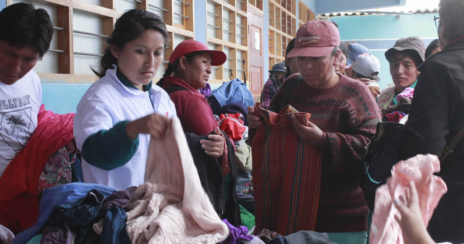Donación de Ropa para Ancash