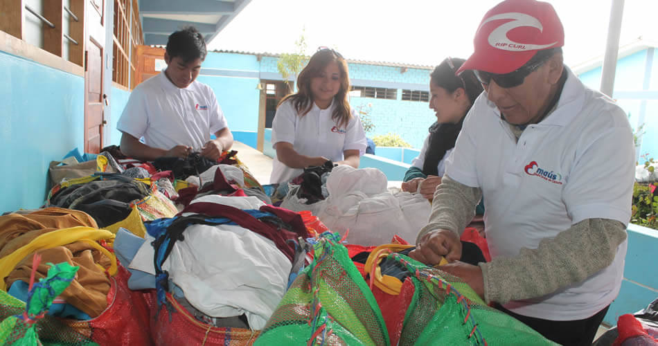 Donación de Ropa para Ancash