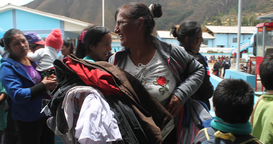 Donación de Ropa para Ancash