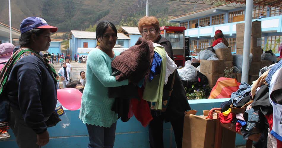 Donación de Ropa para Ancash